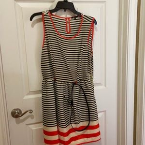 Black stripe dress